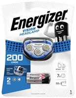 Energizer Vision Hoofdlamp, superheldere hoofdlamp voor kamperen, outdoor en wandelen, batterij inbegrepen, blauw