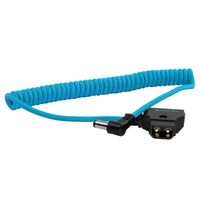 Kondor Blue D-Tap to DC Right Angle Coiled Cable 5.5 x 2.5mm - thumbnail