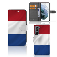 Samsung Galaxy S21 FE Bookstyle Case Nederlandse Vlag