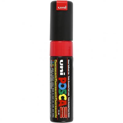 Uni-Ball uni POSCA PC-8K markeerstift 1 stuk(s) Rood Beitelvormige punt