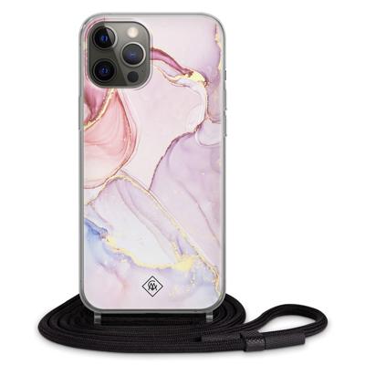 iPhone 12 Pro hoesje met koord - Purple sky iPhone 12 Pro hoesje met koord - Purple sky