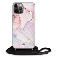 iPhone 12 Pro hoesje met koord - Purple sky