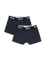 BOSS Kidswear lot de 2 boxers - Bleu