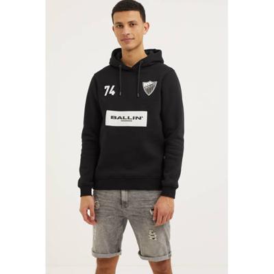 Ballin hoodie met logo zwart
