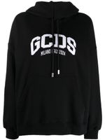 GCDS hoodie en coton à logo - Noir