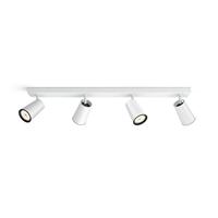 Philips LED Paisley opbouwspot - wit - 4 spots -230V