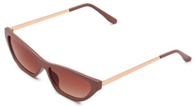 Bernardino zonnebril dames cat eye lila/goud/bruin (4330 C) Bernardino zonnebril dames cat eye lila/goud/bruin (4330 C)