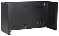 6U Wall Mount Bracket - 180mm diep - Zwart