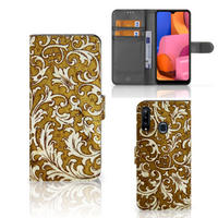 Wallet Case Samsung Galaxy A20s Barok Goud - thumbnail