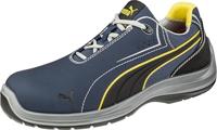PUMA Safety Touring Blue Low werkschoen veiligheidsschoen SB E P WRU FO SRC elektrisch isolerende glasvezel kap penetratiebescherming antislip metaalvrij uniseks, blauw, 46 EU