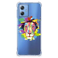 Motorola Moto G54 Stevig Bumper Hoesje Lion Color - thumbnail