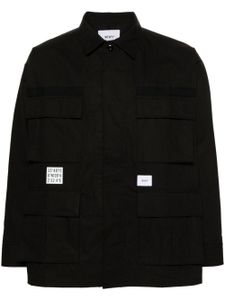 WTAPS surchemise à 13 boutons - Noir