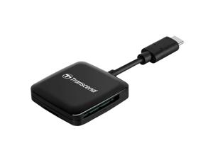 Transcend RDC3 geheugenkaartlezer USB 3.2 Gen 1 (3.1 Gen 1) Type-C Zwart