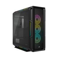 Corsair CC-9011230-WW iCUE 5000T RGB Mid-Tower ATX PC-Behuizing (208 RGB-LED's, Geschikt voor Meerdere 360mm Radiatoren, Drie Meegeleverde LL120 RGB-Ventilatoren, COMMANDER CORE XT-Controller) Zwart