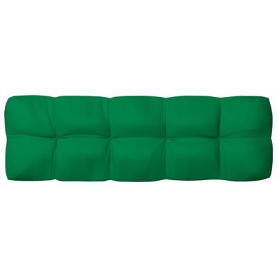 vidaXL Bankkussen pallet 120x40x10 cm groen