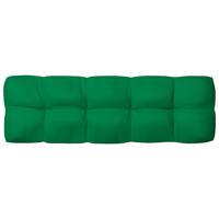 vidaXL Bankkussen pallet 120x40x10 cm groen