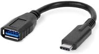 OWC USB-A naar USB-C adapterkabel - Ondersteunt datasnelheden tot 5 Gb/s - 12,2 cm - Zwart