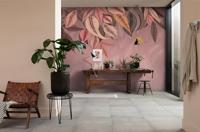 Komar Vlies fotobehang - Falling Leafs - Afmetingen 350 x 250 cm - behang, wanddecoratie, woonkamer, slaapkamer, kantoor