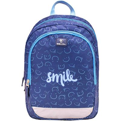 Belmil Rugzak Smile Junior 12 Liter 23 X 33 Cm Polyester Blauw