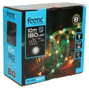 Feeric lights &amp; Christmas Lichtslang - 10M - gekleurd - 180 LEDs   -