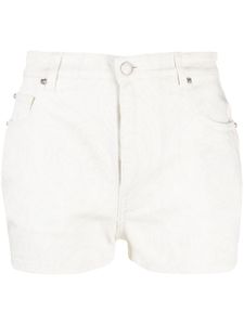 ETRO short en jean à imprimé cachemire - Blanc