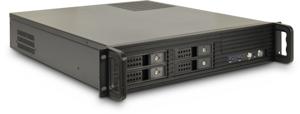 Inter-Tech 2U-2504 Rack Zwart