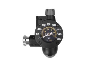 Topeak AirBooster G2 Pomp Druk meter CO2 - Zwart