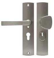 Axa Curve Plus RVS-Look PC55 Veiligheidsbeslag Greep/kruk met kerntrekbeveiliging SKG***