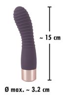 You2Toys Elegant Flexy Vibe - Flexibele Vibrator Met Ribbels - thumbnail