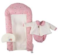 ARIAS Poppenkledingset voor Reborn premium poppen, 45 cm, 4 modellen, speelgoed voor kinderen, alle leeftijden (ARI6176)