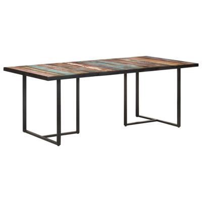 vidaXL Eettafel 200 cm massief gerecycled hout vidaXL Eettafel 200 cm massief gerecycled hout