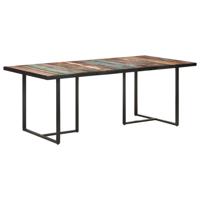 vidaXL Eettafel 200 cm massief gerecycled hout