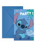 Procos Stitch & Angel 6 Uitnodigingen & Enveloppen