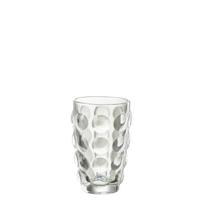 J-Line Bubbel Longdrink glas - drinkglas - transparant - 6x