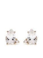 Mizuki puces d'oreilles Sea of Beauty en or jaune 14ct ornées de topazes et de diamants - thumbnail