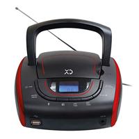 XD XDUSB918PRED CD-speler draagbare cd-speler zwart, rood