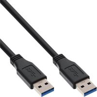 InLine 1.0m USB 3.0 USB-kabel 1 m USB 3.2 Gen 1 (3.1 Gen 1) USB A Zwart - thumbnail