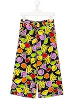 Stella McCartney Kids pantalon à fruits imprimés - Noir