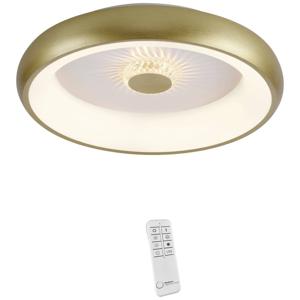 Just Light 14384-60 VERTIGO LED-plafondlamp LED 29 W Messing