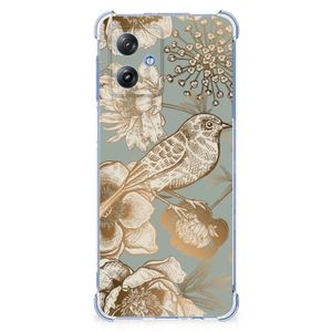 Case voor Motorola Moto G54 Vintage Bird Flowers