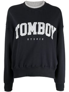 STUDIO TOMBOY sweat à logo imprimé - Noir