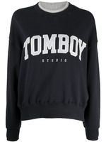 STUDIO TOMBOY sweat à logo imprimé - Noir - thumbnail