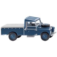 Wiking 010702 H0 Auto Land Rover Pick-up, asurblauw - thumbnail