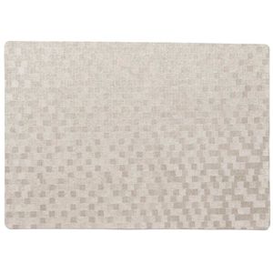 Stevige luxe Tafel placemats Stones taupe 30 x 43 cm