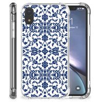 Apple iPhone Xr Case Flower Blue