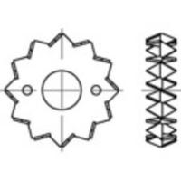 TOOLCRAFT 135730 Houten verbindingsstuk Staalplaat thermisch verzinkt 100 stuk(s)