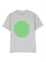 Stella McCartney Kids t-shirt en coton à logo imprimé - Gris