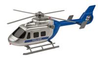 Happy People politiehelikopter met licht en geluid 30 cm blauw