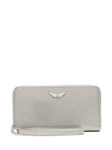 Zadig&Voltaire portefeuille Compagnon Infinity paillette - Argent