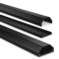 Hama Kabelkanal Aluminium black starr (L x B x H) 1100 x 50 x 26mm 1 St. 00220987